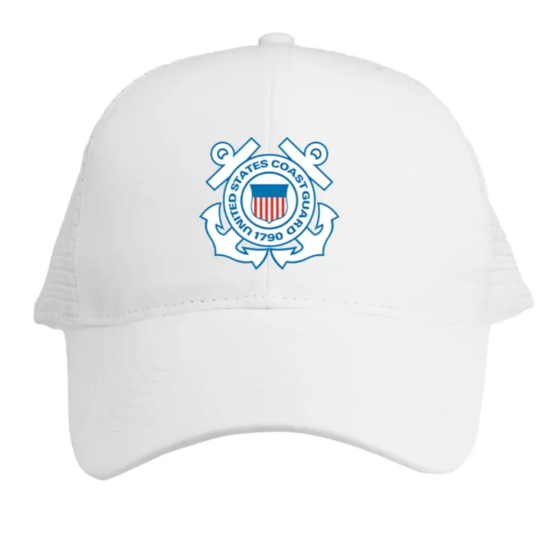 Coast Guard - Embroidered Norcross Vintage Trucker Caps (Min 12 pcs)