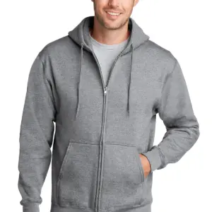 Coast Guard - Port & Company Men's Core Fleece Full-Zip Hooded Sweatshirt