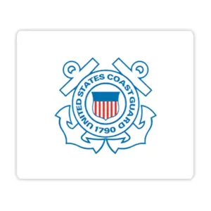 Coast Guard - Large Rectangle Full Color Mouse Pads (9.25""x7.75""x0.625)