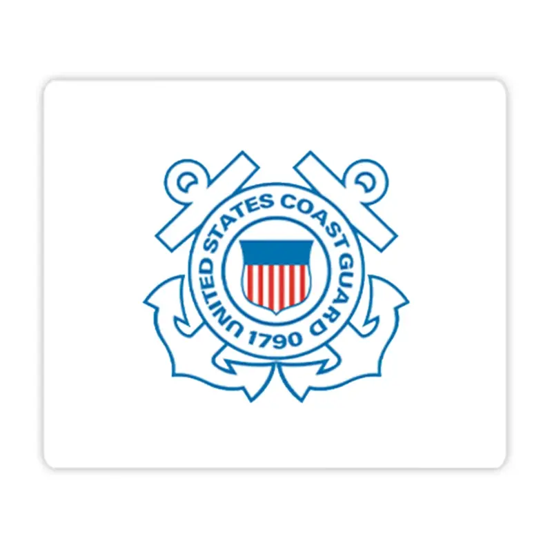 Coast Guard - Large Rectangle Full Color Mouse Pads (9.25""x7.75""x0.625)
