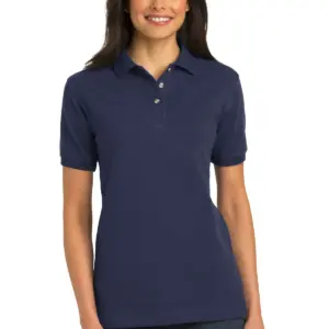 Coast Guard - Port Authority Ladies Heavyweight Cotton Pique Polo Shirt