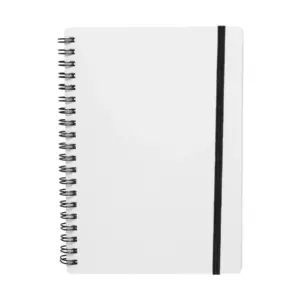 Coast Guard - White Spiral Notebook w/ Colored Accents