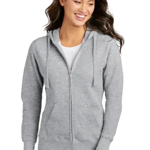 Coast Guard - Port & Company Ladies Core Fleece Full-Zip Hooded Sweatshirt