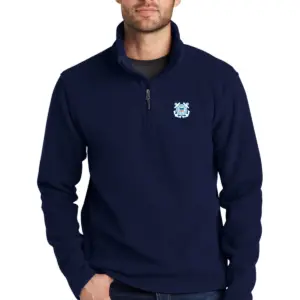 Coast Guard - Port Authority Men's Value Fleece 1/4-Zip Pullover Jacket