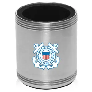 Coast Guard - Stainless Steel Can Cooler