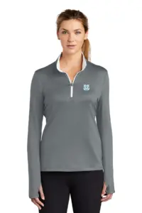 Coast Guard - Nike Golf Ladies Dri-FIT Stretch 1/2-Zip Cover-Up Shirt