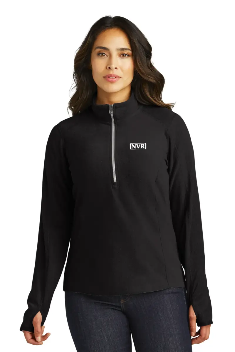NVR Inc - Port Authority Ladies Microfleece 1/2-Zip Pullover Sweater