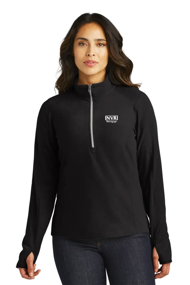 NVR Mortgage - Port Authority Ladies Microfleece 1/2-Zip Pullover Sweater
