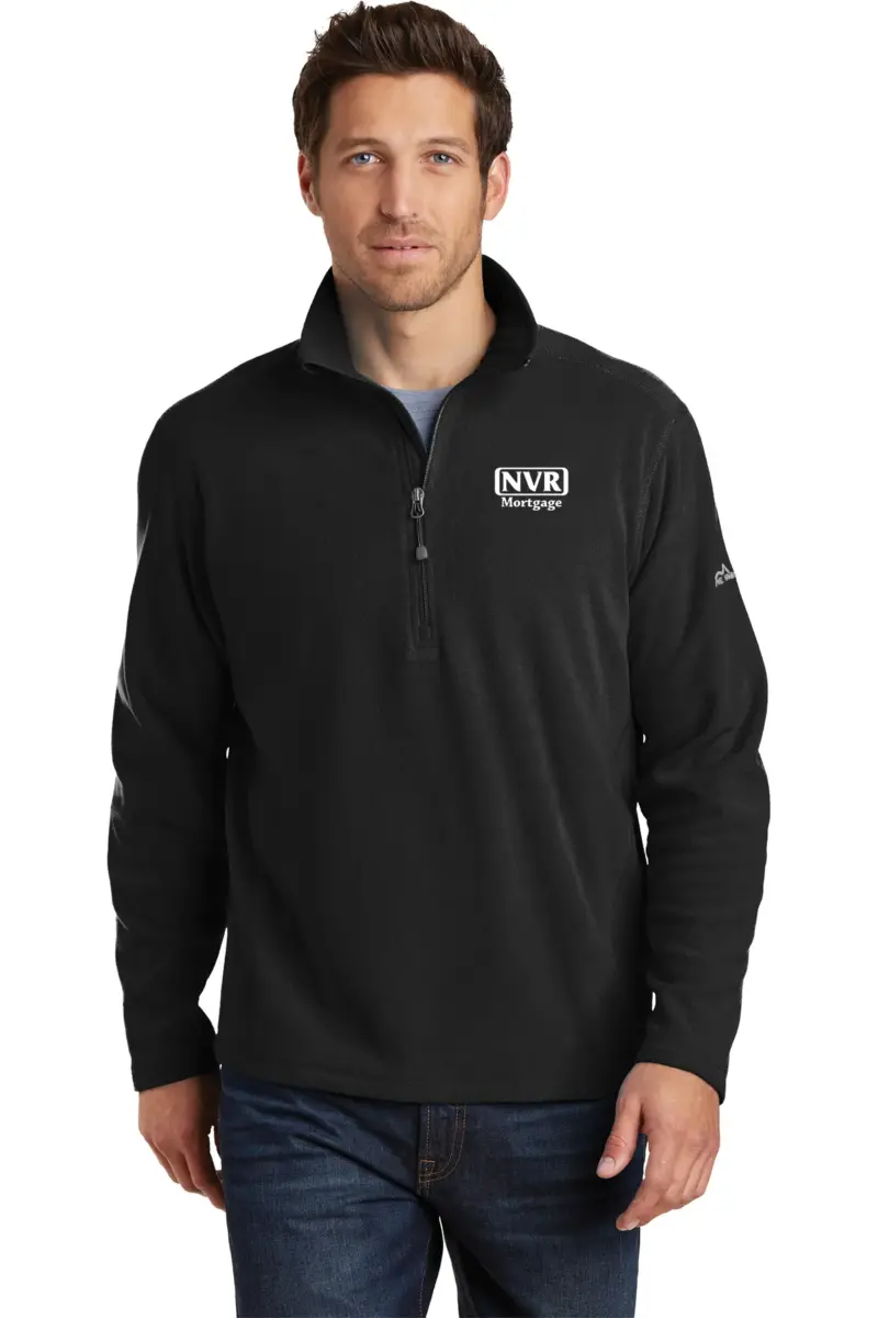 NVR Mortgage - Eddie Bauer Men's 1/2-Zip Microfleece Jacket