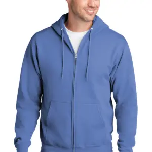 NVHomes - Port & Company Men's Core Fleece Full-Zip Hooded Sweatshirt