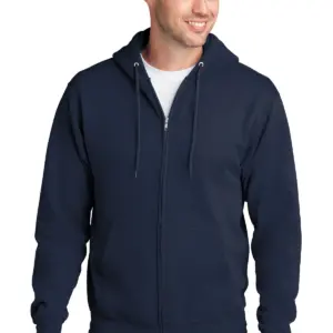 NVHomes - Port & Company Men's Core Fleece Full-Zip Hooded Sweatshirt