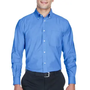 Heartland Homes - Harriton Men's Long-Sleeve Oxford with Stain-Release