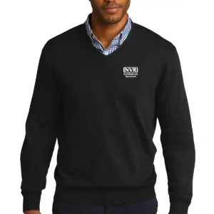 NVR Settlement Services - Port Authority Men's V-Neck Sweater