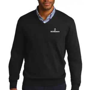 NVHomes - Port Authority Men's V-Neck Sweater