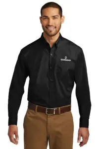 NVHomes - Port Authority Long Sleeve Carefree Poplin Shirts