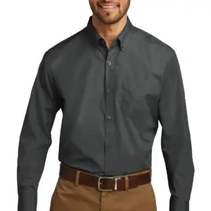 NVR Manufacturing - Port Authority Long Sleeve Carefree Poplin Shirts