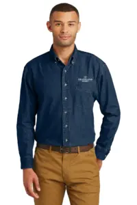 Heartland Homes - Port & Company Long Sleeve Value Denim Shirt