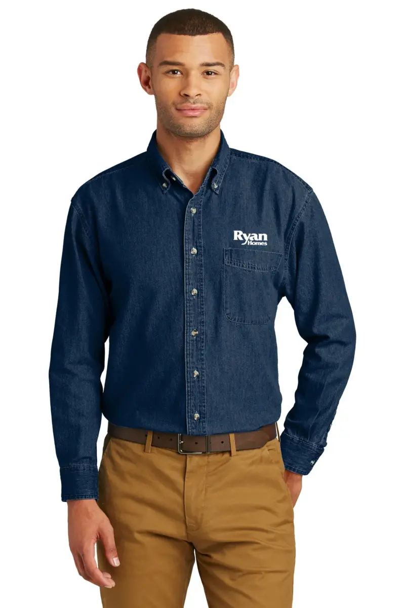 Ryan Homes - Port & Company Long Sleeve Value Denim Shirt