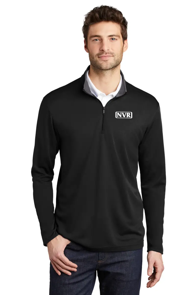 NVR Inc - Port Authority Silk Touch Performance 1/4-Zip Shirt