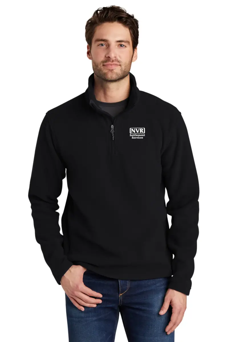 NVR Settlement Services - Port Authority Men's Value Fleece 1/4-Zip Pullover Jacket