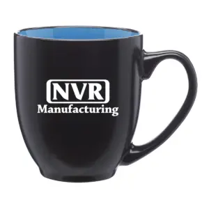 NVR Manufacturing - 16 Oz. Bistro Two-Tone Ceramic Mugs