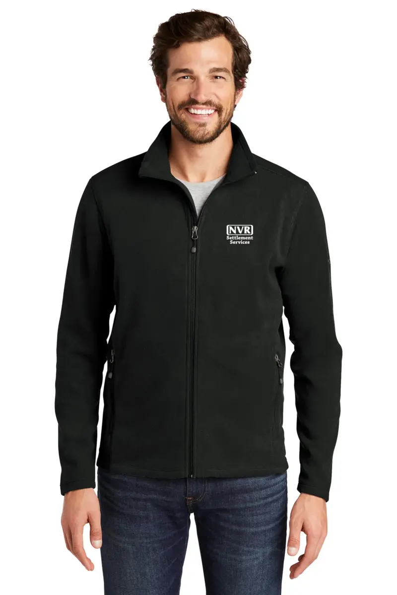 NVR Settlement Services - Eddie Bauer Men's Full-Zip Microfleece Jacket