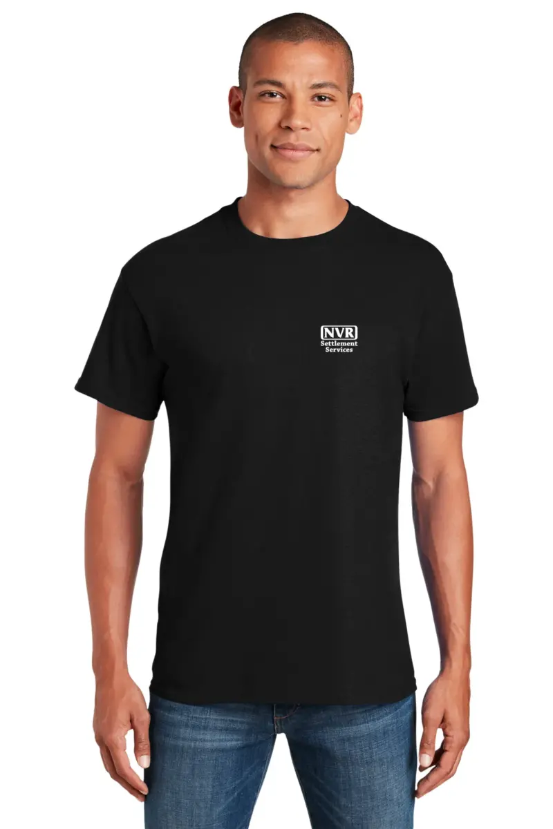 NVR Settlement Services - Gildan 5.3 Oz. 100% Cotton Preshrunk T-Shirt Min
