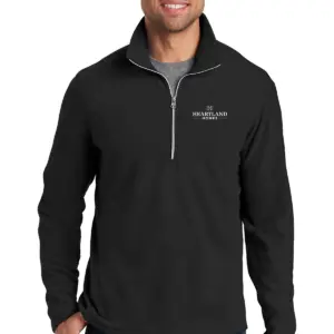 Heartland Homes - Port Authority Men's Microfleece 1/2-Zip Pullover Sweater