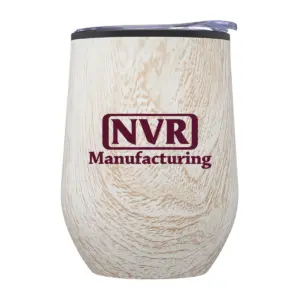 NVR Manufacturing - 12 Oz. Palmera Stemless Wine Tumbler w/Lid