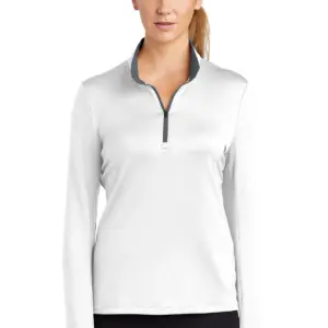 Heartland Homes - Nike Golf Ladies Dri-FIT Stretch 1/2-Zip Cover-Up Shirt