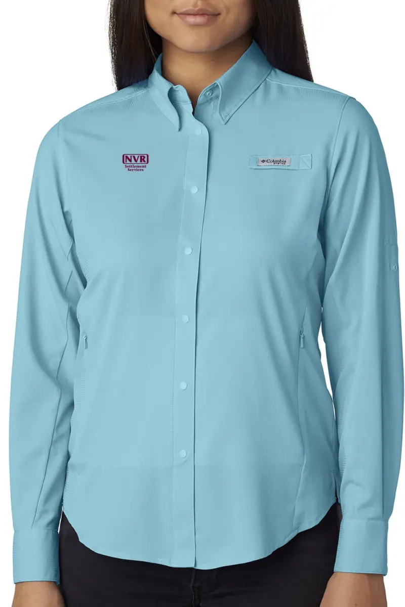 NVR Settlement Services - Columbia Ladies' Tamiami™ II Long-Sleeve Shirt