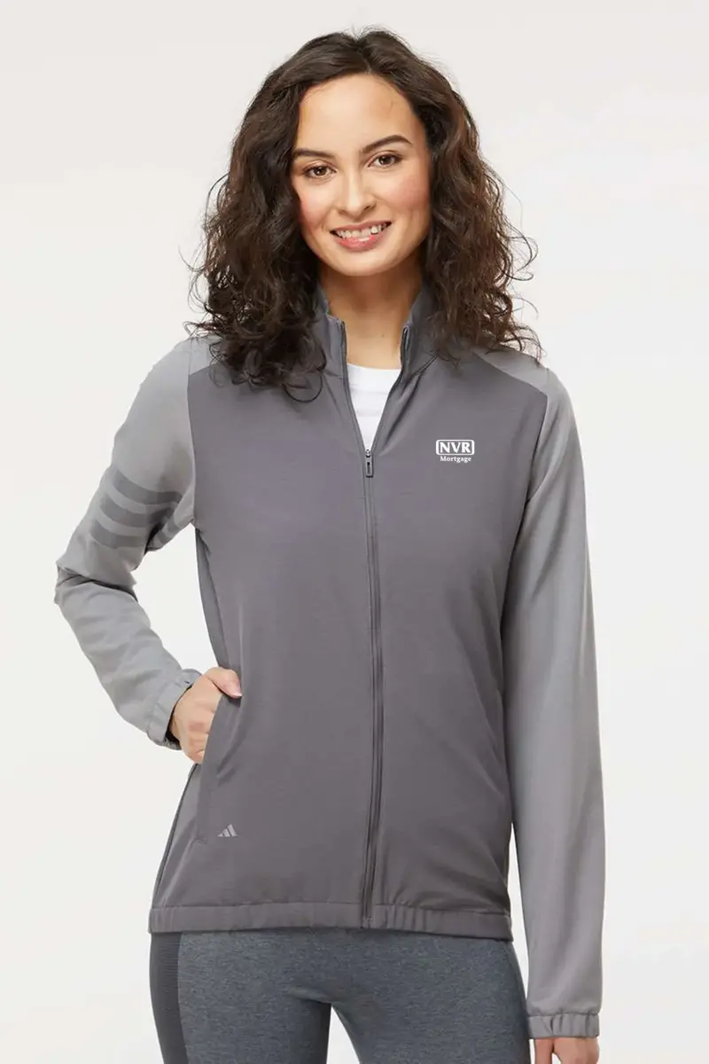 NVR Mortgage - Adidas - Women's 3-Stripes Full-Zip Jacket
