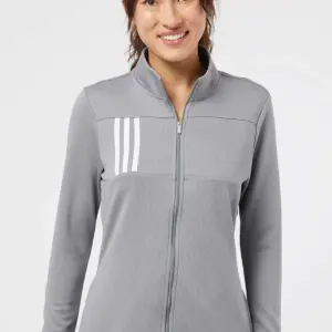 NVR Manufacturing - Adidas - Women's 3-Stripes Double Knit Full-Zip