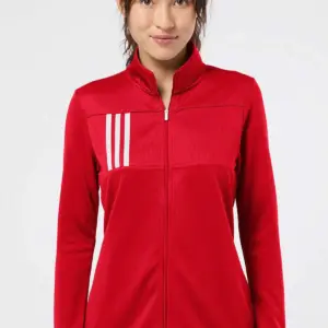 NVR Manufacturing - Adidas - Women's 3-Stripes Double Knit Full-Zip