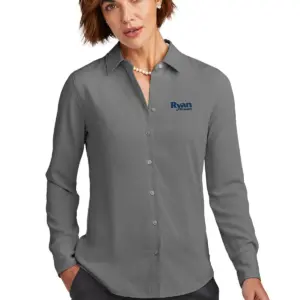Ryan Homes - Brooks Brothers® Women’s Full-Button Satin Blouse