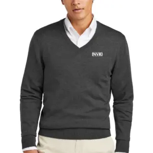 NVR Inc - Brooks Brothers ® Washable Merino V-Neck Sweater