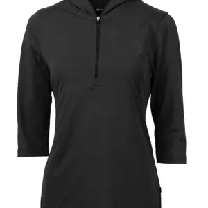 NVR Settlement Services - Cutter & Buck Virtue Eco Pique Recycled Half Zip Pullover Womens Hoodie