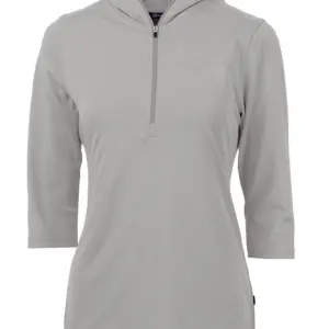 NVR Settlement Services - Cutter & Buck Virtue Eco Pique Recycled Half Zip Pullover Womens Hoodie
