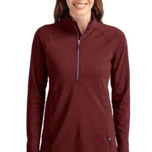 Ryan Homes - Cutter & Buck Adapt Eco Knit Stretch Recycled Womens Half Zip Pullover