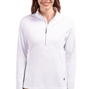 Heartland Homes - Cutter & Buck Adapt Eco Knit Stretch Recycled Womens Half Zip Pullover