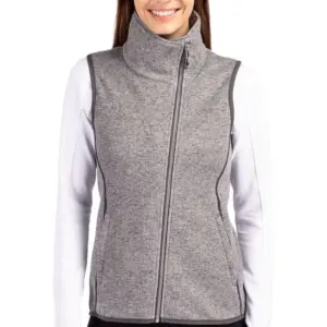 NVR Settlement Services - Cutter & Buck Mainsail Sweater Knit Womens Asymmetrical Vest