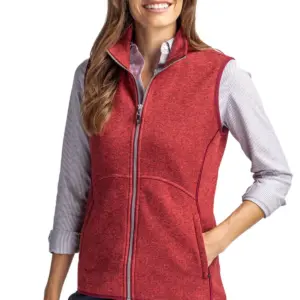 NVHomes - Cutter & Buck Mainsail Sweater Knit Womens Full Zip Vest