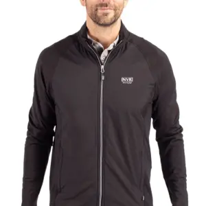NVR Mortgage - Cutter & Buck Adapt Eco Knit Hybrid Recycled Mens Full Zip Jacket