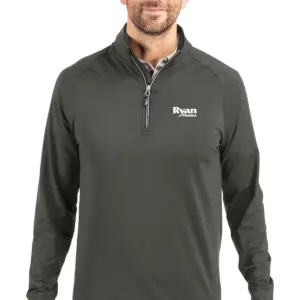 Ryan Homes - Cutter & Buck Adapt Eco Knit Stretch Recycled Mens Quarter Zip Pullover