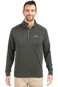 Heartland Homes - Cutter & Buck Adapt Eco Knit Stretch Recycled Mens Quarter Zip Pullover