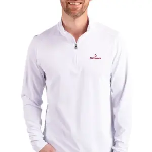 NVHomes - Cutter & Buck Virtue Eco Pique Recycled Quarter Zip Mens Pullover