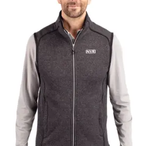 NVR Inc - Cutter & Buck Mainsail Sweater-Knit Mens Full Zip Vest