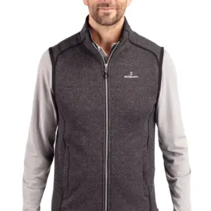 NVHomes - Cutter & Buck Mainsail Sweater-Knit Mens Full Zip Vest
