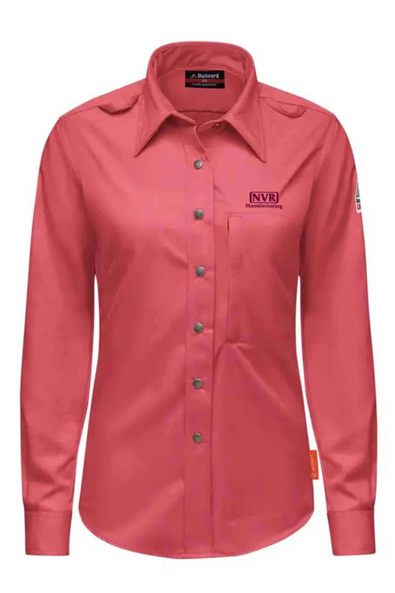 NVR Manufacturing - Bulwark® Unisex Midweight Comfort Snap-Front Woven Shirt