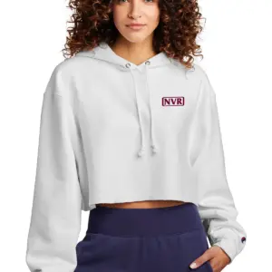 NVR Inc - Champion ® Women’s Reverse Weave ® Cropped Cut-Off Hooded Sweatshirt